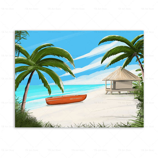 Travel City Poster Canvas Painting Art Home Decor
