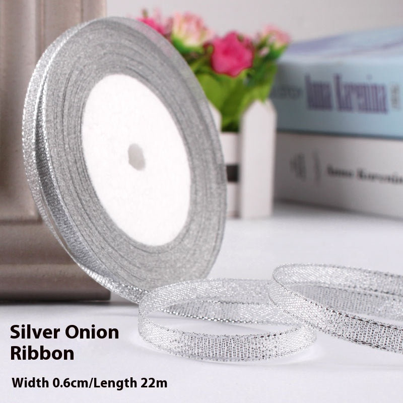 Colored Bands Gift Packaging Bow Ribbon