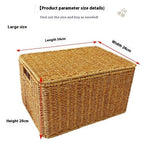 Rattan Storage Basket Finishing With Lid