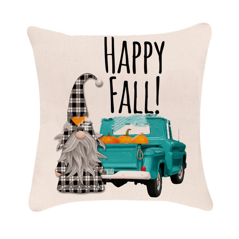 New Autumn Halloween Pumpkin Pillow Car Sofa Cushion Cover