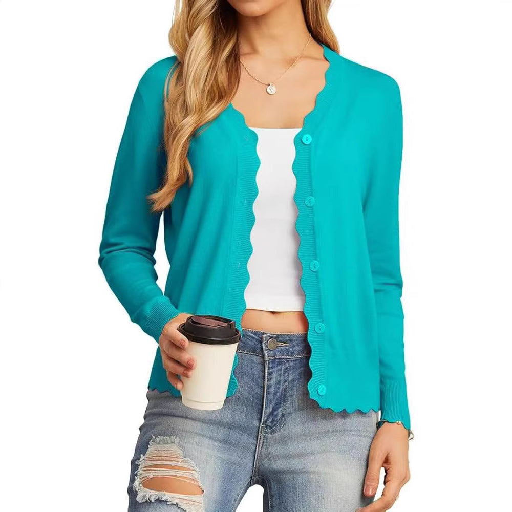 Fashion Short Knitted Cardigan Coat - Grand Goldman