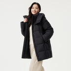 Detachable Hat Mother's Warm All-matching Coat