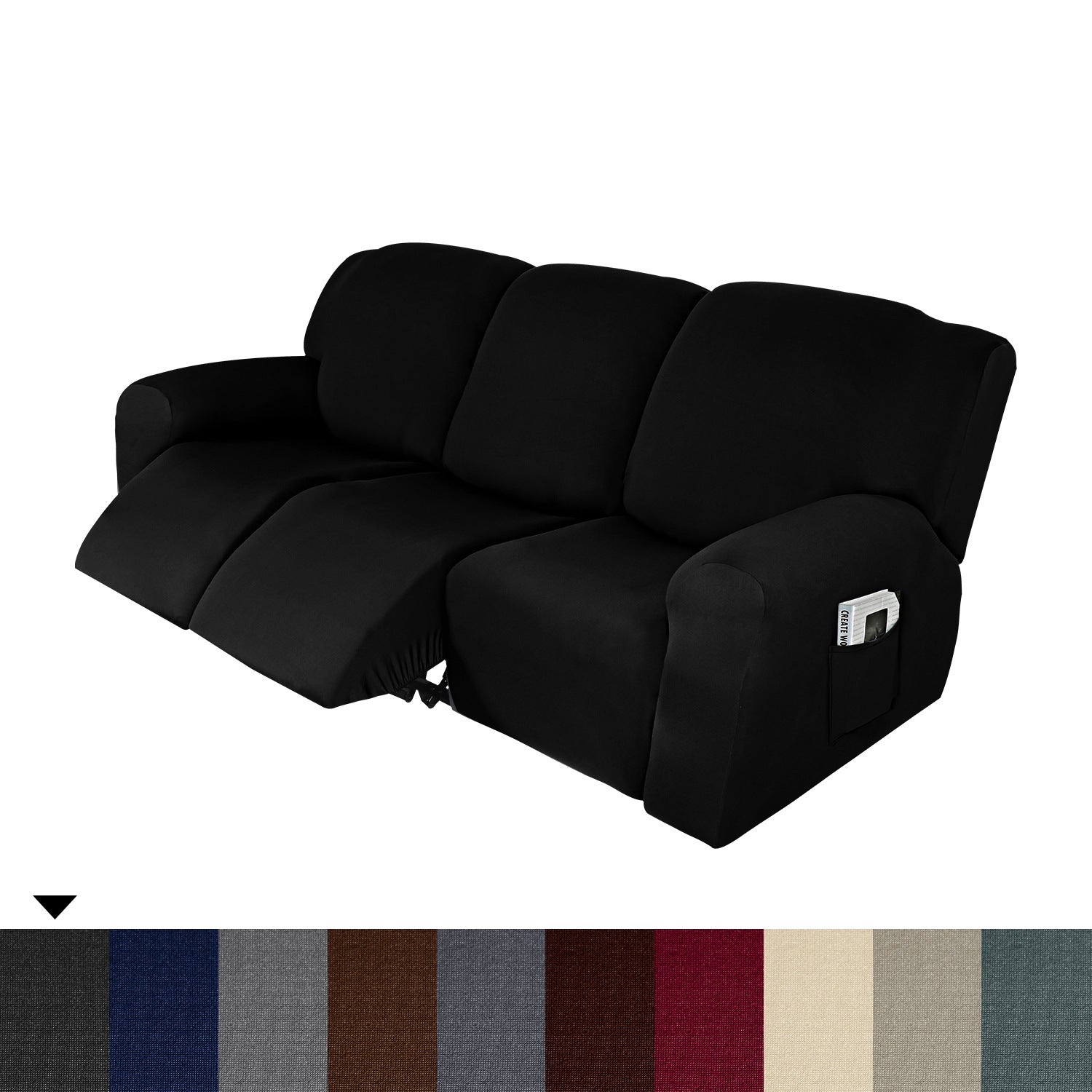 Husholdningsmælk Silke Recliner Sofa Betræk