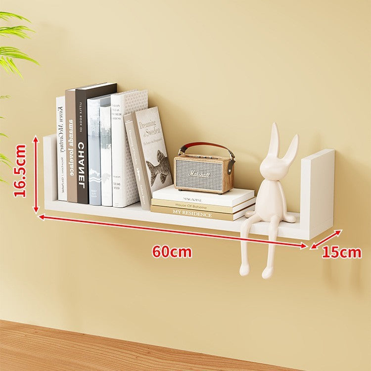 Wall Shelf U-shaped Bookshelf Living Room Background Wall Flat Partition Shelf