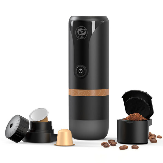 Multifunctional One-key Extraction Outdoor Portable Car Coffee Machine