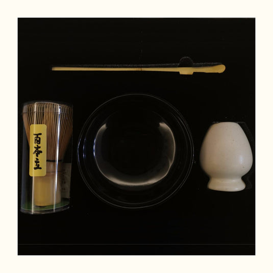 Japanese Handmade Matcha Tea Set Of Four