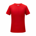 Ice Silk Small Checkered Sports Quick-drying Short-sleeved T-shirt