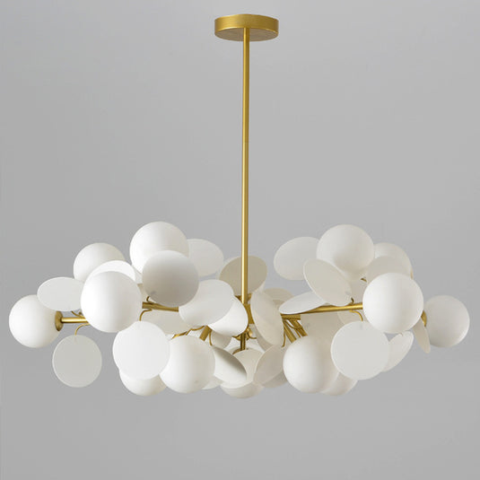 Lustre nordique moderne minimaliste pour salon et chambre à coucher