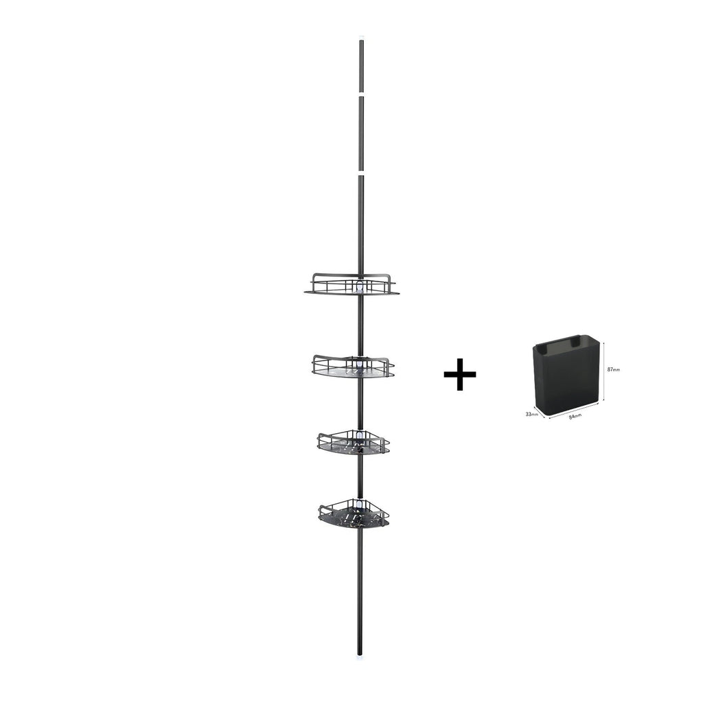 Installation-free Stable Storage Rack Punch-free Bathroom Bathroom Storage Rack