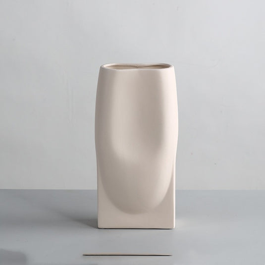 Simple Nordic Morandi Ceramic Vase Ornaments