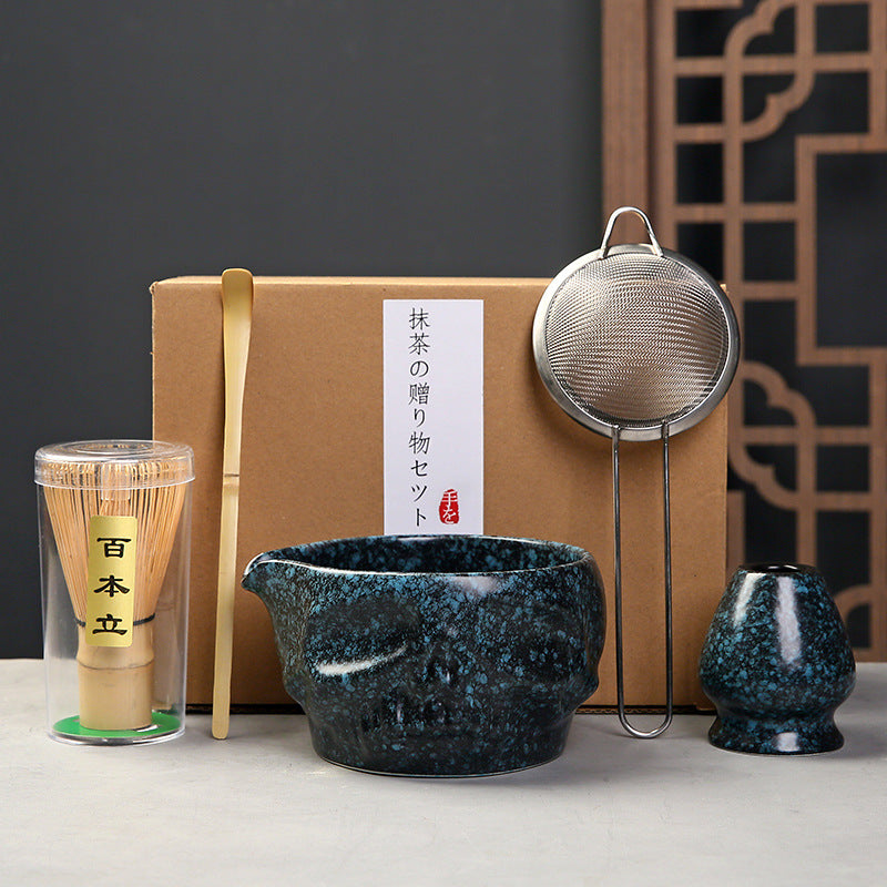 Tea Whisk Matcha Brush Hundred Benli Beat Tea Set
