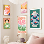 Artistic Style Abstract Poster Dopamine Canvas Decorative Painting