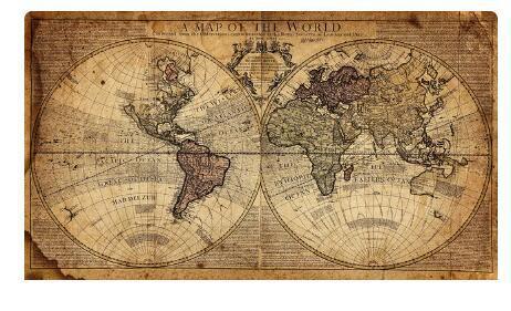 Canvas Earth Painting Living Room Poster Decoration