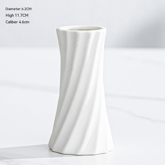Nordic Simple Ceramic Lines Lille vase