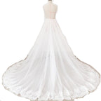 Bride's Skirt With Mesh Lace Lace