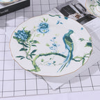 Green Phoenix Afternoon Tea Bone China Coffee Cup European Luxury