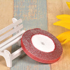 Bow Gold Silk Silver Polyester Ribbon