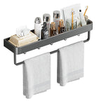 Punch-free Bathroom Storage Rack Bathroom Wall-mounted Storage Rack