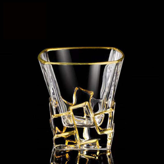 Klassisk husholdningsølkrus i europæisk stil Udenlandsk vinglas Uregelmæssigt fortykket vinglas