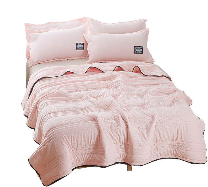Cooling Blankets Pure Color Summer Quilt Plain Summer Cool Quilt Compressible Air-conditioning Quilt Quilt Blanket - Grand Goldman