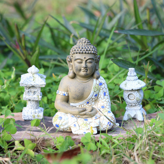 Fashionable Sleeping Buddha Decoration Garden Statue Crafts