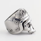 316L Stainless Steel Ride Life Skull Men's Punk Ring
