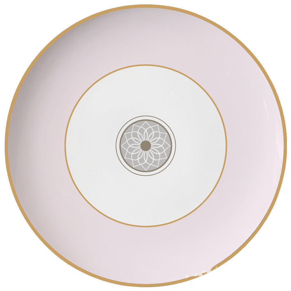 Modern Simple Bone China Dinner Plate
