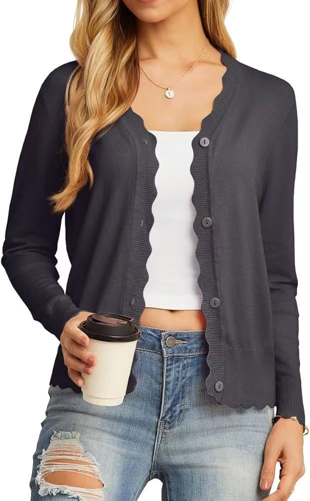 Fashion Short Knitted Cardigan Coat - Grand Goldman