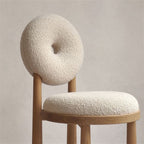 Berber Fleece Chair Home Dining Room Dining Chair Nordic Designer Chair Armchair Desk Chair Make-up Chair Cosmetic Chair