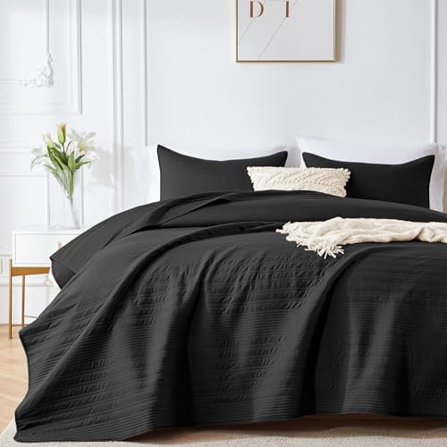 inron Queen Quilt Bedding Set,Soft Ultrasonic Full/Queen Quilt Set, Lightweight Olive Green Bedspread Queen Size,Cozy Geometric Coverlet Set for All Seasons(Includes 1 Quilt and 2 Pillow Shams) - Grand Goldman