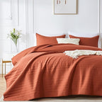 inron Queen Quilt Bedding Set,Soft Ultrasonic Full/Queen Quilt Set, Lightweight Olive Green Bedspread Queen Size,Cozy Geometric Coverlet Set for All Seasons(Includes 1 Quilt and 2 Pillow Shams) - Grand Goldman