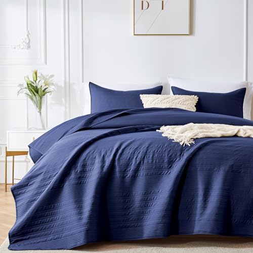 inron Queen Quilt Bedding Set,Soft Ultrasonic Full/Queen Quilt Set, Lightweight Olive Green Bedspread Queen Size,Cozy Geometric Coverlet Set for All Seasons(Includes 1 Quilt and 2 Pillow Shams) - Grand Goldman