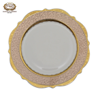 karosa royal style golden luxury 98 pcs dinner sets bone china dinner set dinnerware sets - Grand Goldman