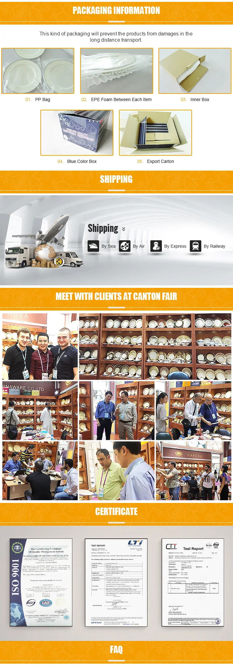 karosa royal style golden luxury 98 pcs dinner sets bone china dinner set dinnerware sets - Grand Goldman