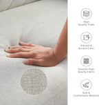 mopio Futon Sofa Bed, Couch, Small Sofa, Sleeper Sofa, Loveseat, Mid Century Modern Futon Couch, Sofa Cama, Couches for Living Room (Light Gray Fabric) - Grand Goldman