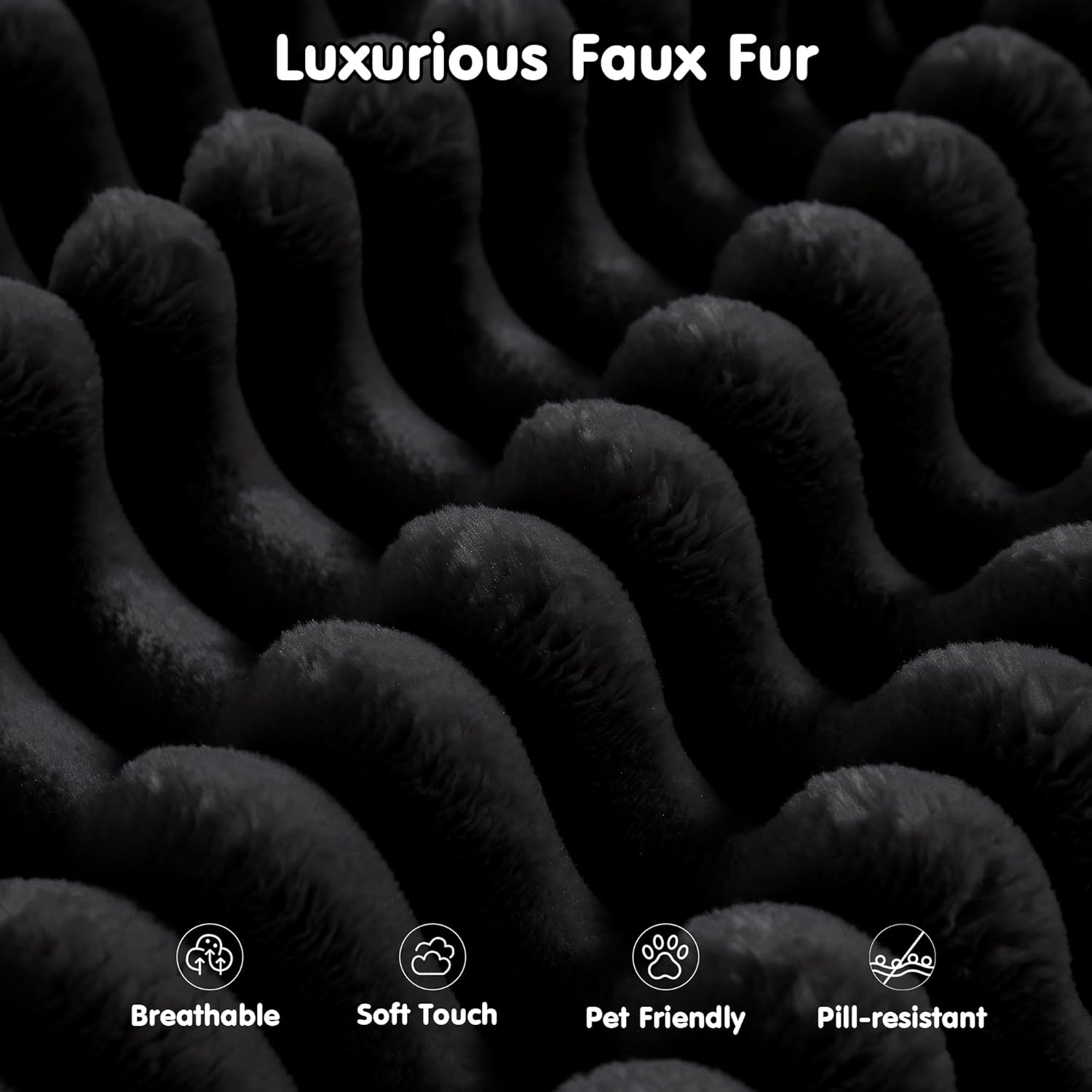 ovios 104" Cloud Sectional Couch with L-Shape Chaise,Modern Modular Sofa with Deep Seat, Upholstered Couches for Living Room Bedroom,No Assembly Required, Black (Plush Corduroy Fabric) - Grand Goldman